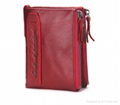 Genuine Leather Women Wallets Bifold Wallet ID Card holder Coin Purse