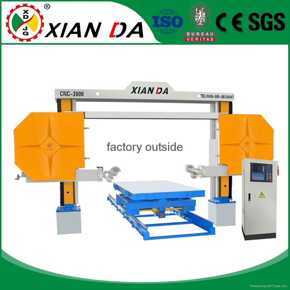 CNC DIAMOND WIRE SAW CUTTING MACHINE