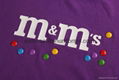 Custom made cotton M&Ms promotional t shirt 4