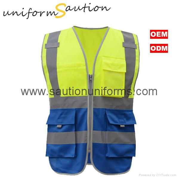 Custom hi-viz workwear safety vest 2