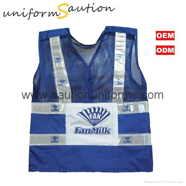 Custom hi-viz workwear safety vest 4