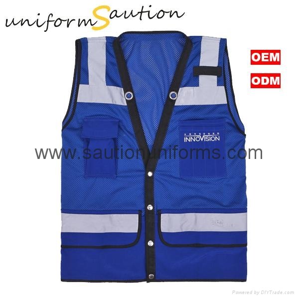Custom hi-viz workwear safety vest 5