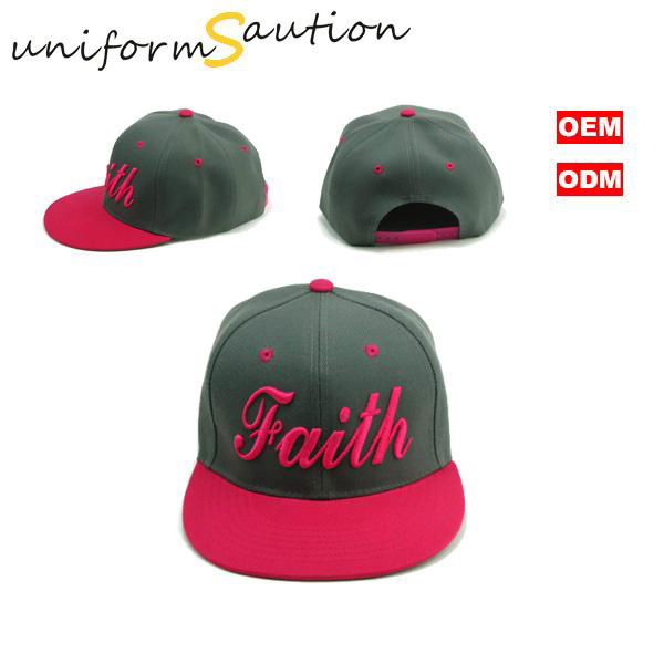 Custom cotton snapback cap 4