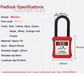 K45 Nylon box metal hasp , plastic box with hasp lock 19