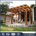 Thermo wood pergola gazebo 1