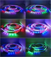 Colors Jump Changing 3528 LED Strip,Duilt-in Controller and DC12V Connector,IP65 5