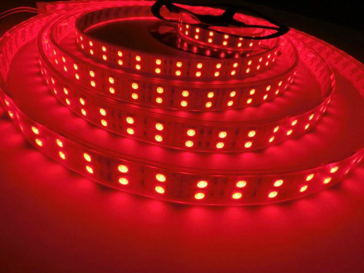 120LEDs/m Double Row SMD 5050 LED Strip 12V Silicone Tube Waterproof flexible Li 4