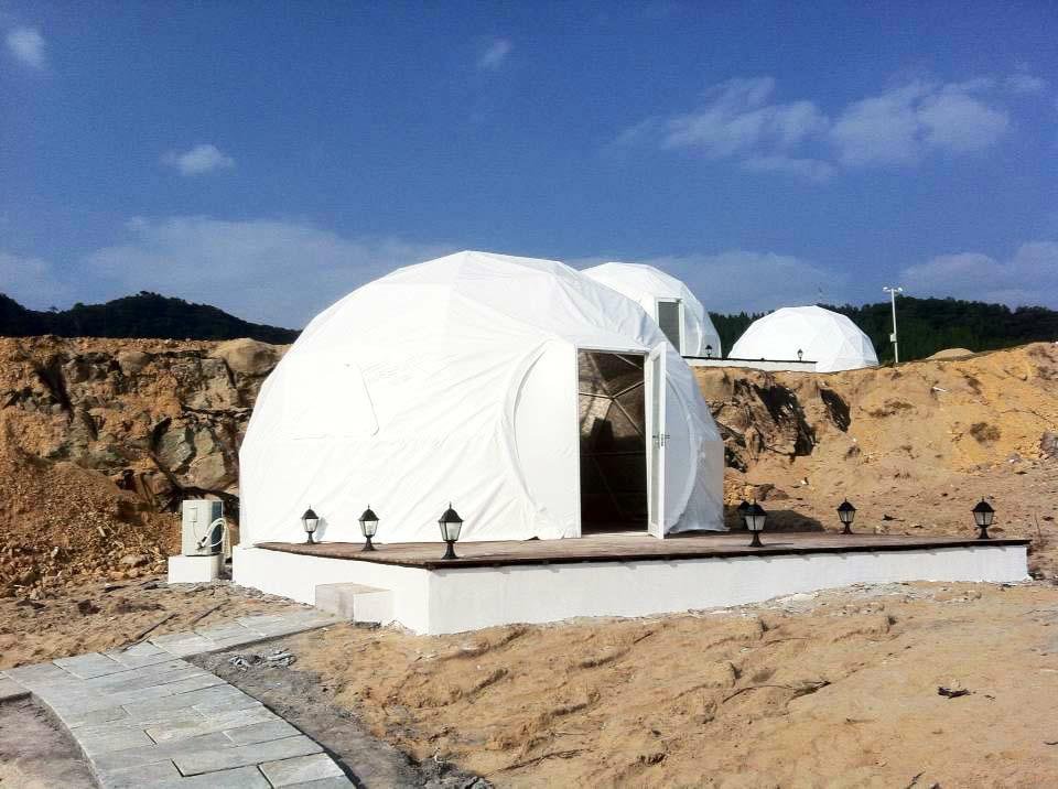 Customized 4m-60m Deodesic Dome Tent House For Hotel Resort 2