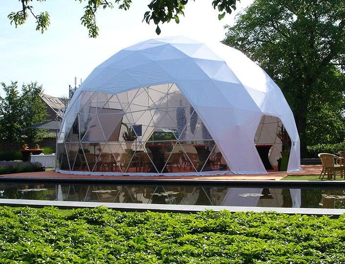 Customized 4m-60m Deodesic Dome Tent House For Hotel Resort 5
