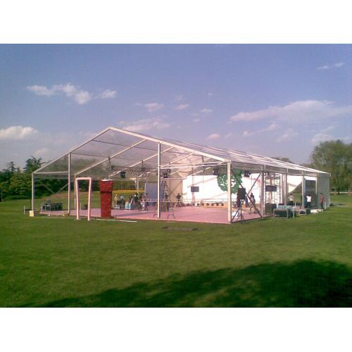 500 People Outdoor Exhibition Wedding Party Tent With Decoration Furniture 3