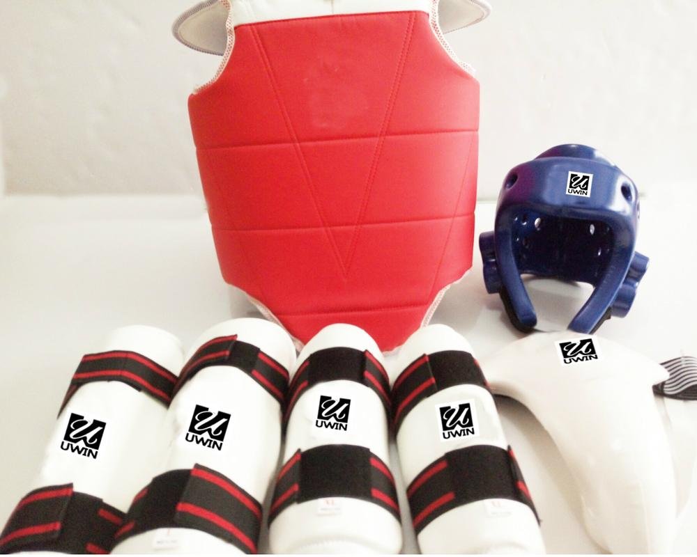 2017 wholesale high quality color taekwondo guard 5pcs a set for sale