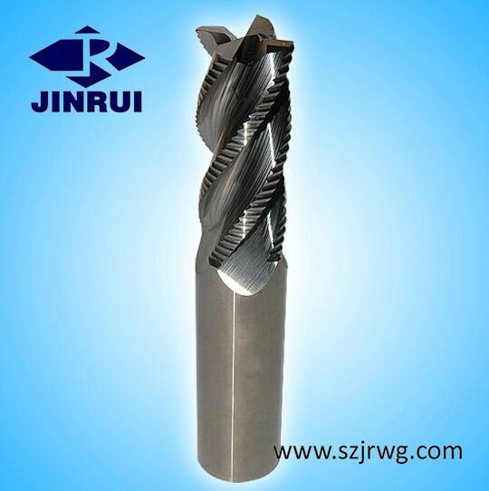 Waveform carbide thread end mill machine tools for aluminum 5