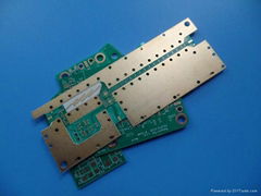 4 Layer Hybrid PCB of RO4003C Core And RO4450B Prepreg Combined With FR-4 Applie