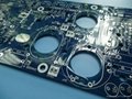 5oz Heavy Copper PCB 2.4mm Thick Double Sided With Blue Solder Mask Lead RoHS co 2