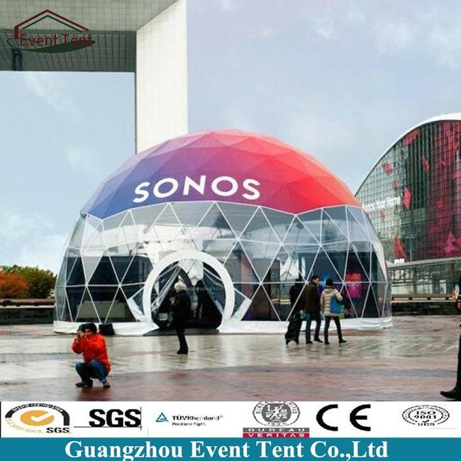 China tent factory outdoor waterproof geodesic dome house