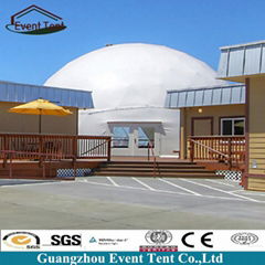 Dia 30m outdoor large canopy geodesic dome tent