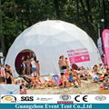 Outdoor event canopy dome shaped tents