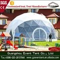 Guangzhou supplier economic functional geodesic dome tent for sale 1