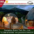 beautiful group geodesic dome tent for tourist attraction 3