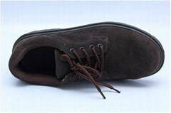 SJNO.8008 suede leather pu outsole safety work shoes 