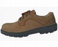 safety work shoes 8009 nubuck leather pu outsole