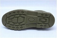 safety work shoes 8009-1 suede leather pu outsole