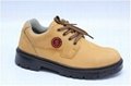 safety work shoes 8012 smooth leather pu outsole