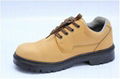 safety work shoes 8012 smooth leather pu outsole