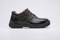 safety work shoes 9037 embossed leather pu outsole 3