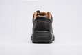 safety work shoes 9037 embossed leather pu outsole