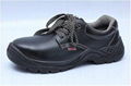 safety work shoes 9084 embossed leather pu outsole 4