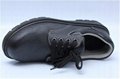safety work shoes 9145-2 embossed leather pu outsole
