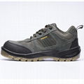 safety work shoes suede leather pu