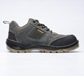 safety work shoes suede leather pu outsole