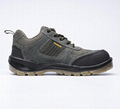 safety work shoes suede leather pu outsole 2