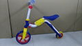 The balance bike and scooter