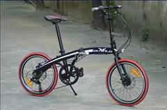 The disc- brake folding bikes 