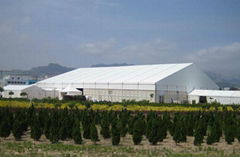 Large Size ABS Wall Aluminum Alloy Frame Industrial Construction Storage Tent
