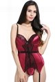  2017 New Fashion Spaghetti Shoulder Strap Hot Sale Sexy Bustier With Floral Lac