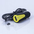 ABS USB Car Charger with DC Cable 5V 3.4A 1