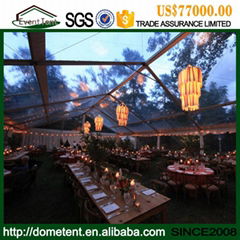 High Quality Outdoor Party Tent Luxury Clear Roof 20x30 Wedding Tent For Sale