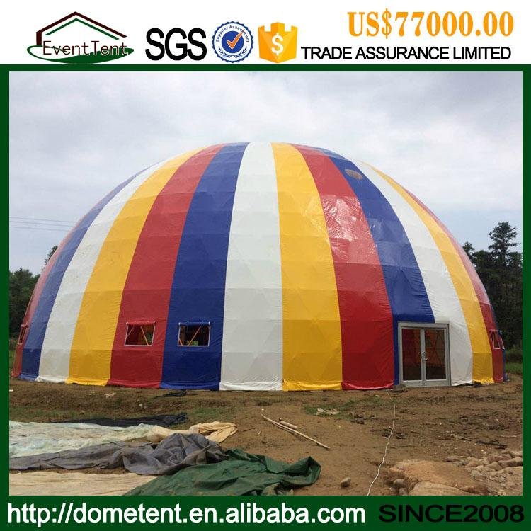 High Quality Metal Frame Igloo Garden House Waterproof Dome Tent For Sale 3