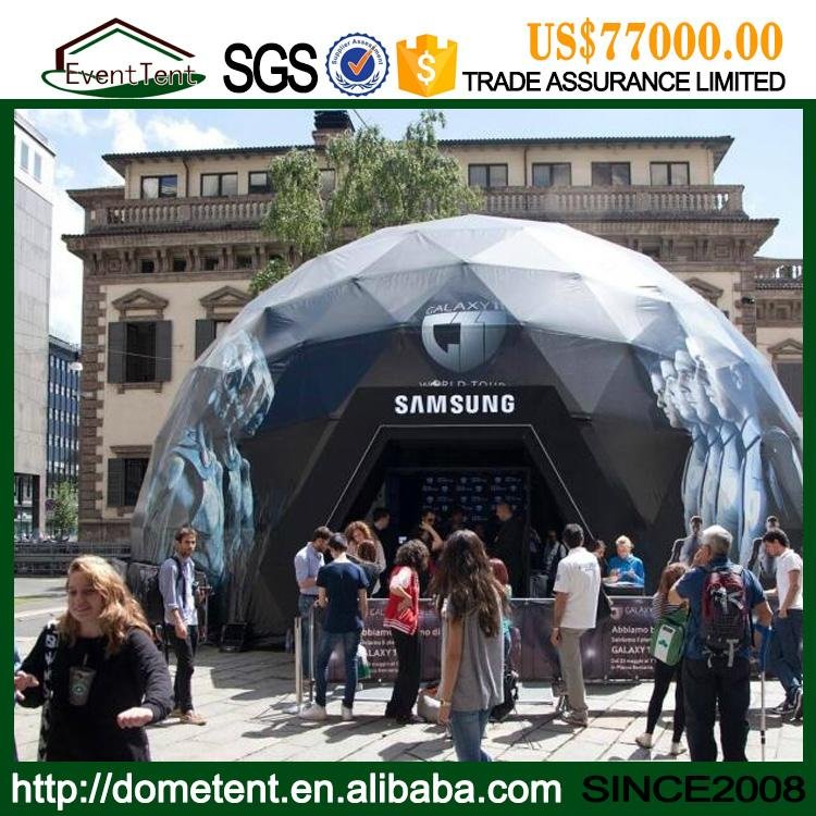4-60m igloo dome tent aluminum frame structure, water proof PVC roof round dome  4