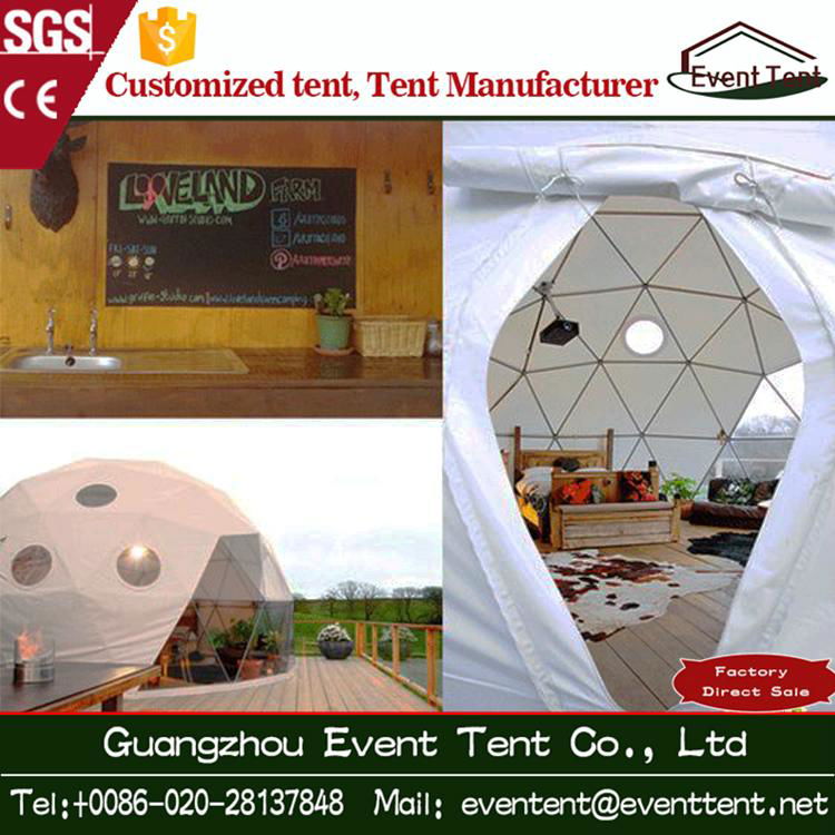 Cheap Aluminum Alloy Frame Transparent Dome Tent For Outdoor Events 5