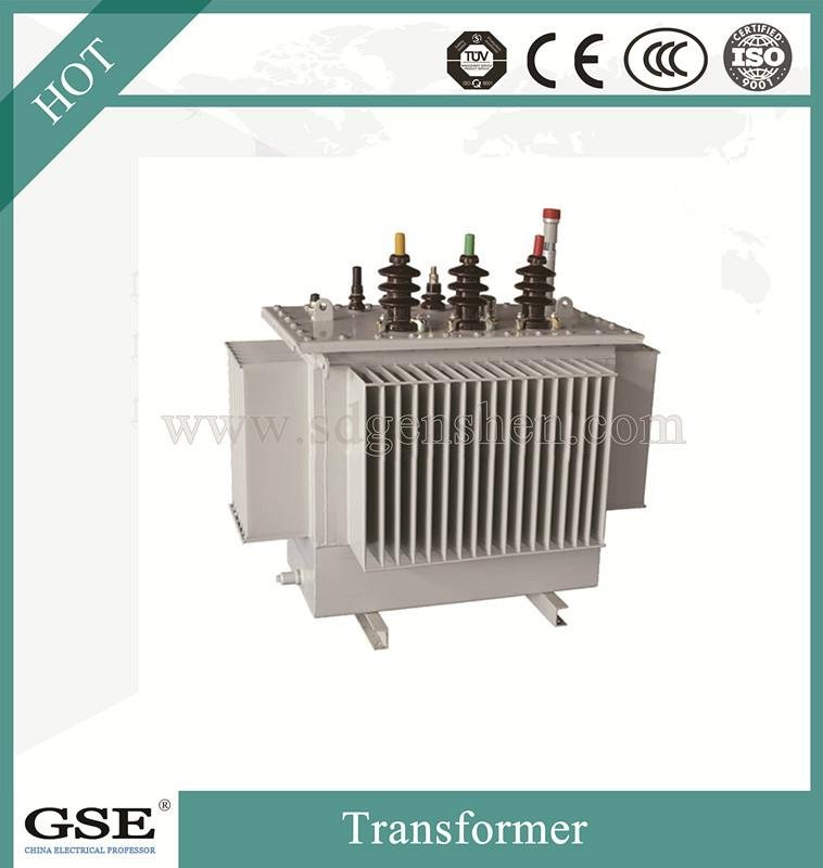 S11 30-2500 kVA Three-Phase 10kv Oil-Immersed Laminated Core Type Transformer