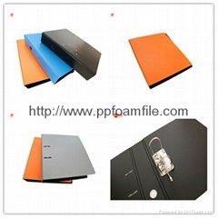 Hot selling recycle durable using factory direct FC PP foam lever arch file