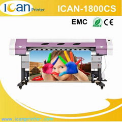 ICAN-1800CS E pson Dx5 or Dx7 printhead t shirt printer Water Base Inkjet Printe