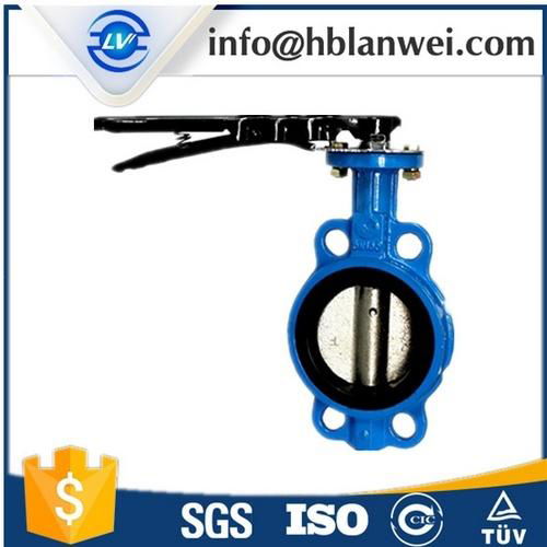 D71X-16 steel handle manual butterfly valve 3