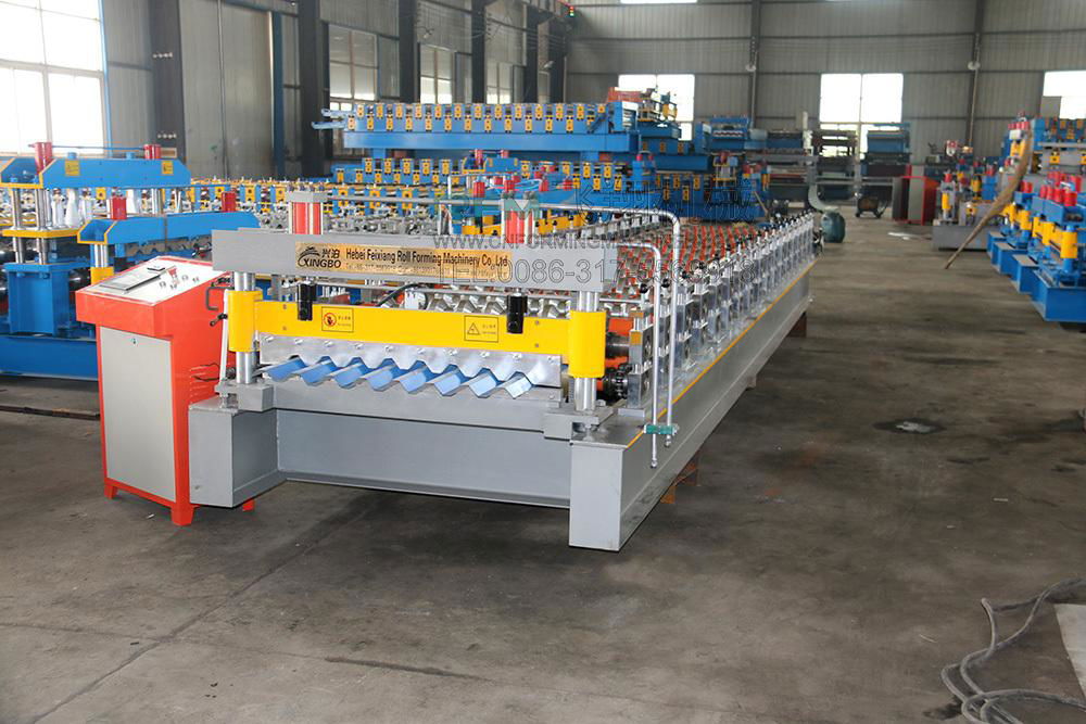 Color Steel Corrugated Roof Roll Forming Machine 3
