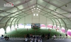 Large Curved Tent Hall 40X100m for Sport Events